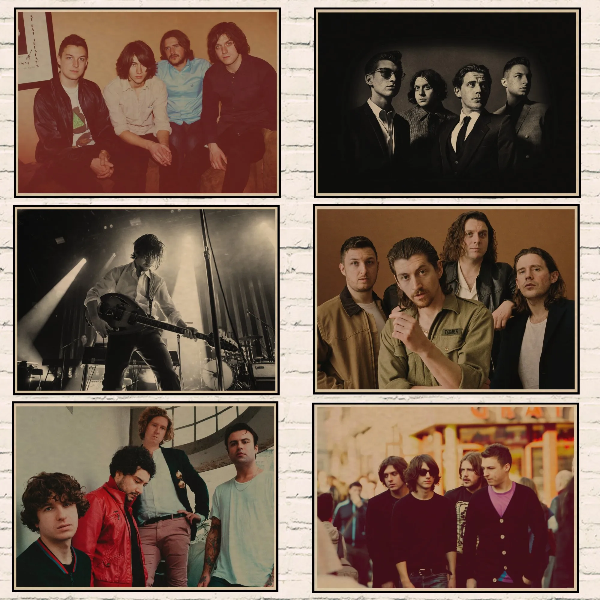 Рок Группа Arctic Monkeys крафт бумага постеры на стену домашний бар декор подарок