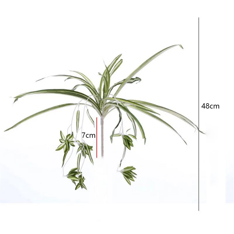 28 растений пауков настенные Цветы Высококлассные Искусственные цветы Шелковые
