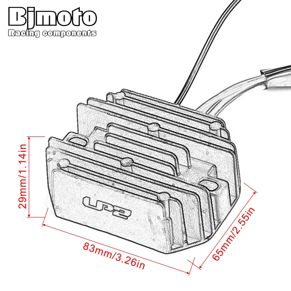 Выпрямитель мотоциклетного регулятора BJMOTO для Suzuki 32800-87J00 32800-87J10 DF40 DF50 QHS/L TS/L 1999 2000