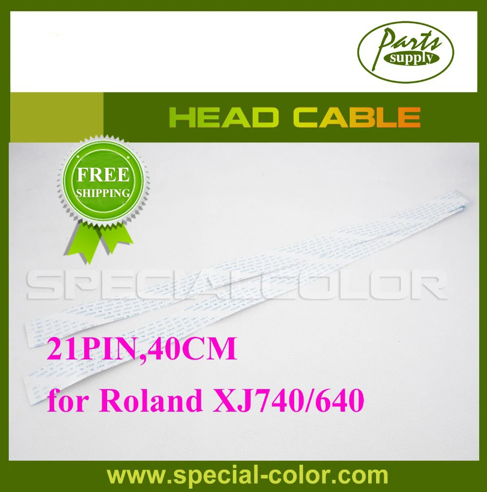 5 шт./лот Roland DX4 печатающая головка кабель для передачи данных XJ740/640 (40 см 21PIN)|roland
