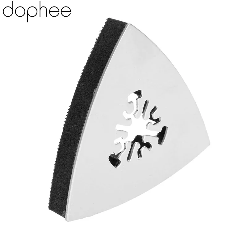 

dophee 80mm Triangular Sanding Pad Oscillating Multi Tools Stainless Steel Rotary Tools for Fein Multi Master Dremel Power Tool