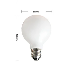 Milk G80 Винтаж Эдисон лампы e27 220 V/110 V подвесной светильник в стиле ретро 40W лампа Винтаж светильник Эдисона лампа накаливания светильник с лампой Эдисона - Цвет: Milk G80
