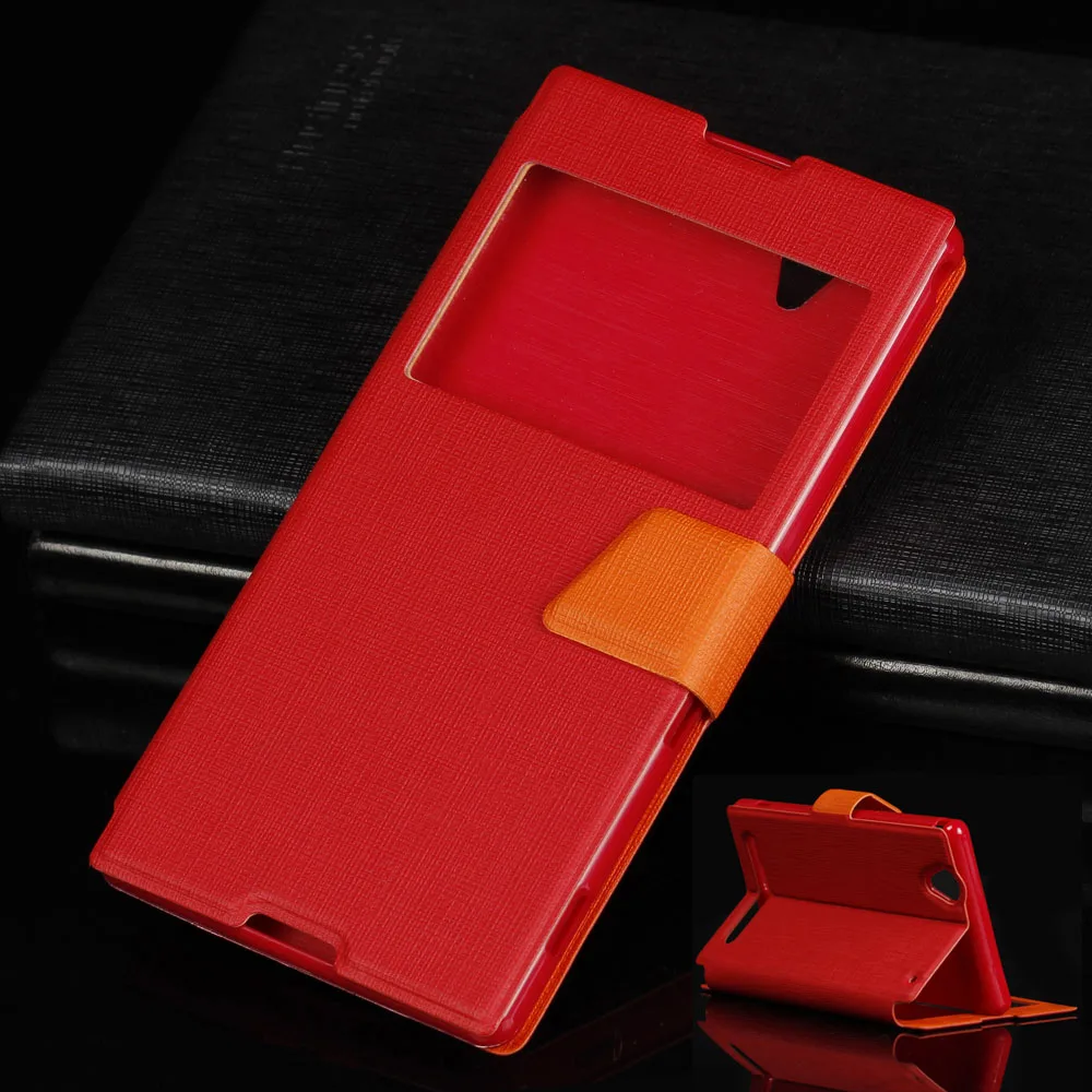 Pu Leather 6.0For Sony Xperia T2 Ultra Case For D5322 D5303 Xm50H Cell Phone Flip Cover | Мобильные телефоны и аксессуары