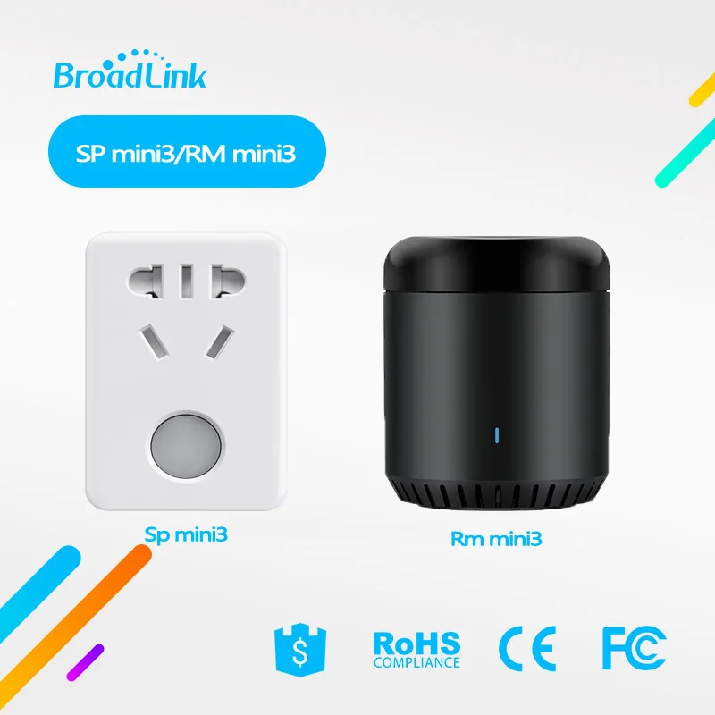Универсальный Интеллектуальный пульт дистанционного управления Broadlink RM Mini 3 ИК +