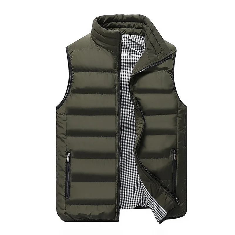 Мужской повседневный однотонный жилет Gilet Homme теплая куртка без рукавов на осень