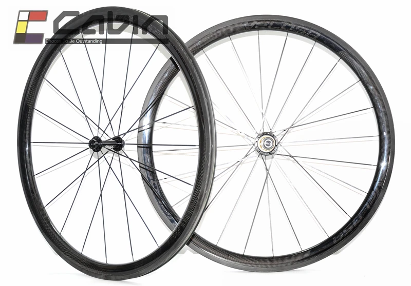 Velosa supreme 30 велосипедная углеродная колесная пара 38 мм клинчерная/трубчатая