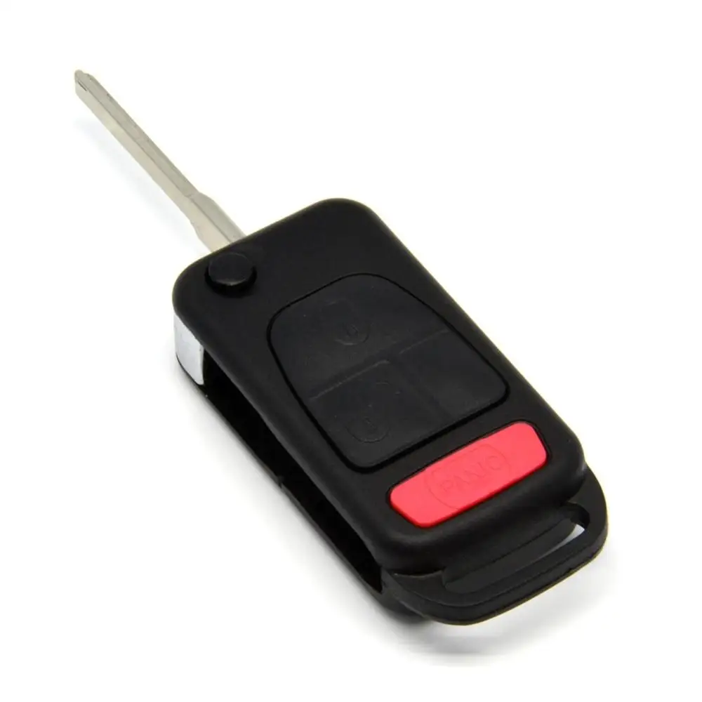Likebuying 3 Кнопки Флип Floding Дистанционного Ключа Keyless Брелок Чехол Для Mercedes-Benz |