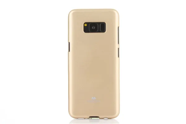 Gold Меркурий Goospery цветной жемчуг желе гибкий ТПУ мягкий чехол для samsung Galaxy S6 S7 Edge S8 S9 S10 Plus S10e S10-5G - Цвет: Gold