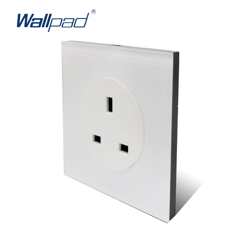 Новое поступление 2019 настенная розетка Wallpad со стеклянной панелью 13 а стандарта