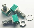 50 шт. x 6 контактов RK097G B5K B10K B20K B50K B100K B500K 15 мм дуплексный потенциометр аудио 097 герметичный потенциометр
