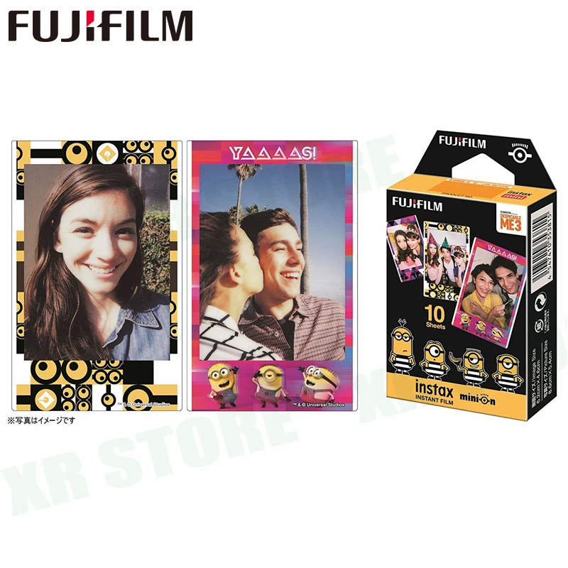 Fujifilm Instax Mini 8 9 фильм черный Миньон Fuji мгновенный Фотобумага 10 листов для 70 7 s 50 50i 90