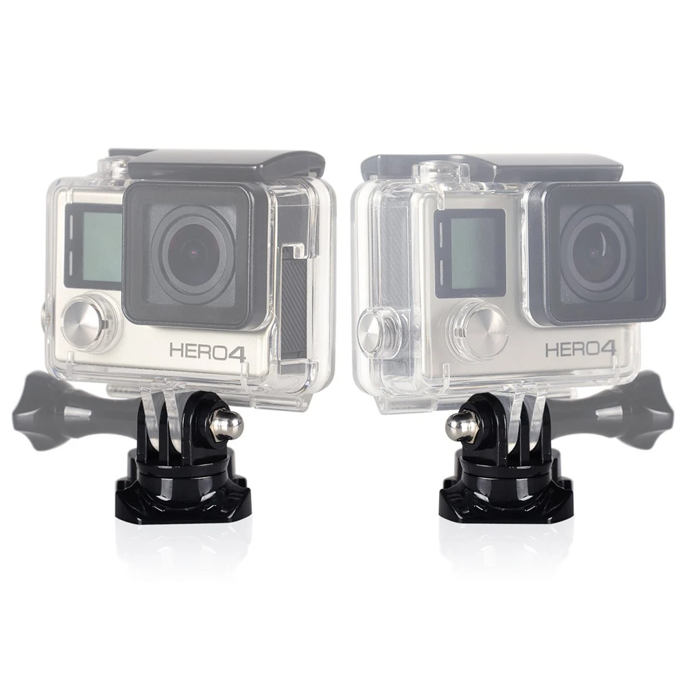 For GoPro Mount Quick Release Buckle Tripod Base for Gopro Hero 6 5 3 4 Session SJCAM SJ4000 Yi 4k Go Pro Accessory | Электроника