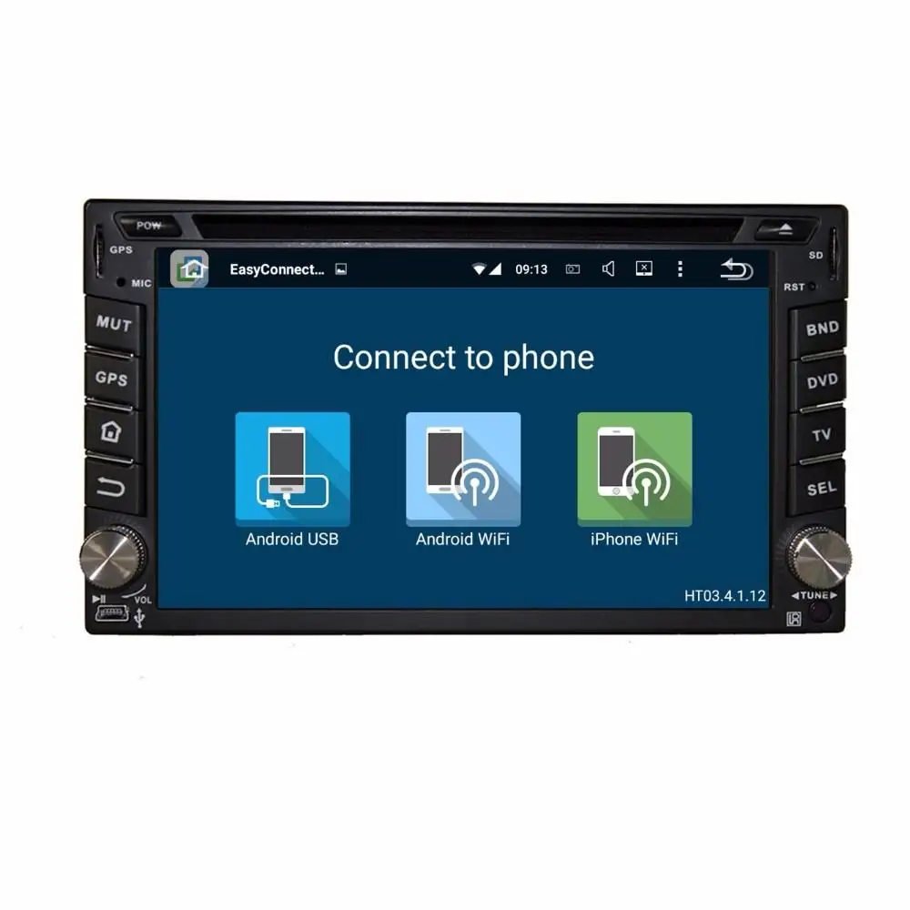 Автомобильный DVD-проигрыватель на основе Android с BT GPS 3G WIFI 6 2 дюйма автомобильный