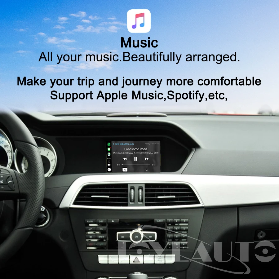 Joyeauto Wi Fi беспроводной Carplay автомобиль играть модернизации для 2011 2014 Mercedes C CLA CLE CLS