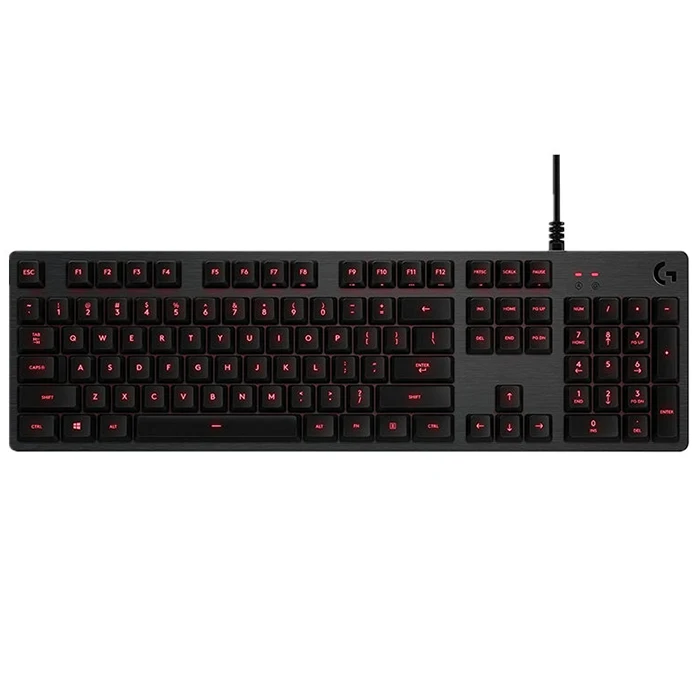 Logitech G413 ROMER G переключатель светодиодный Механическая с подсветкой карбоновая
