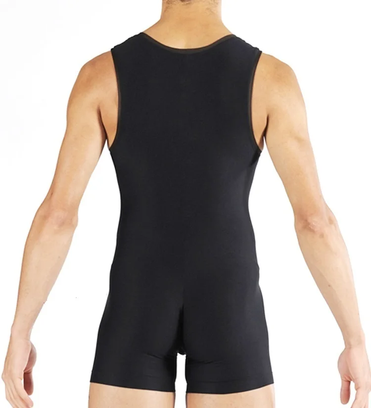 Для взрослых мужчин балет без рукавов черный белый цвет одежда комбинезон