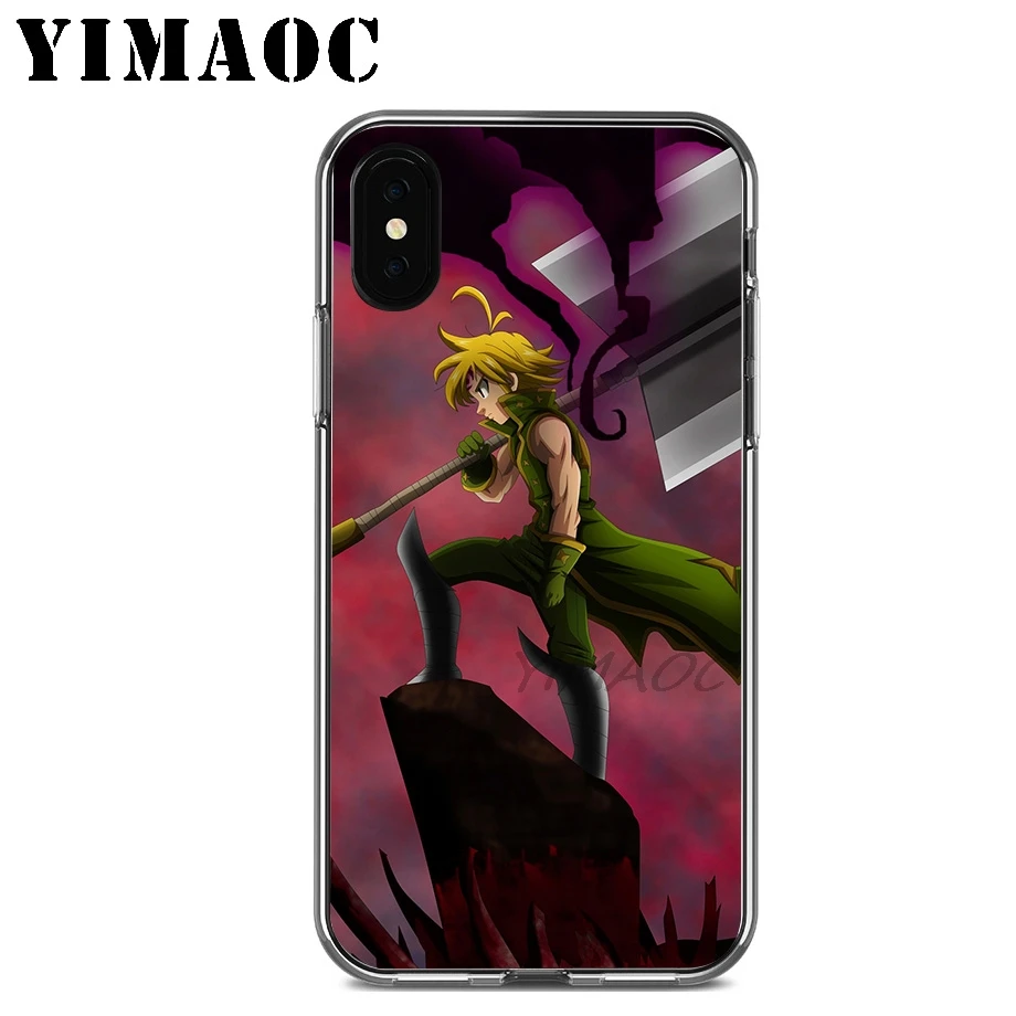 Nanatsu No Taizai Meliodas Мягкий силиконовый чехол из ТПУ для Apple Iphone Xr Xs Max X 10 8 Plus 7 6 S SE 5s 5 |
