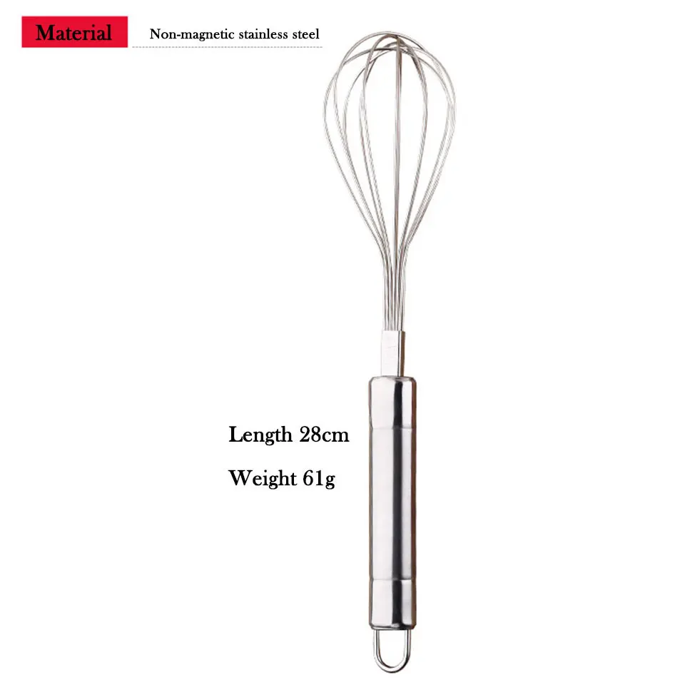 Яйцо Beaters нержавеющая сталь Изысканная ручка миксер пенообразователь кухонная