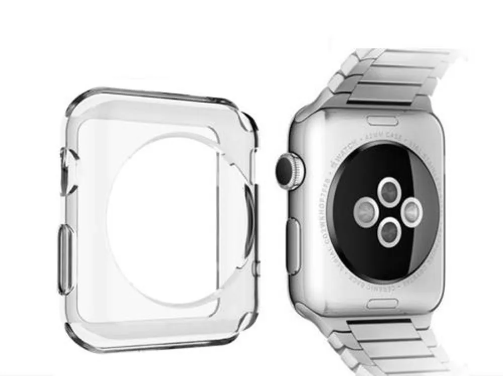 

38mm/42mm Crystal Clear Case Cover For Apple Watch Ultra Thin Protective Case for Apple Smart Watch Series 1 Accessories