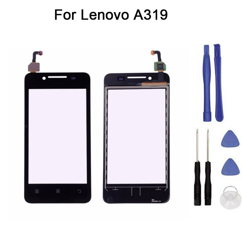 Новый сенсорный экран для Lenovo A319 дигитайзер Передняя стеклянная Сенсорная