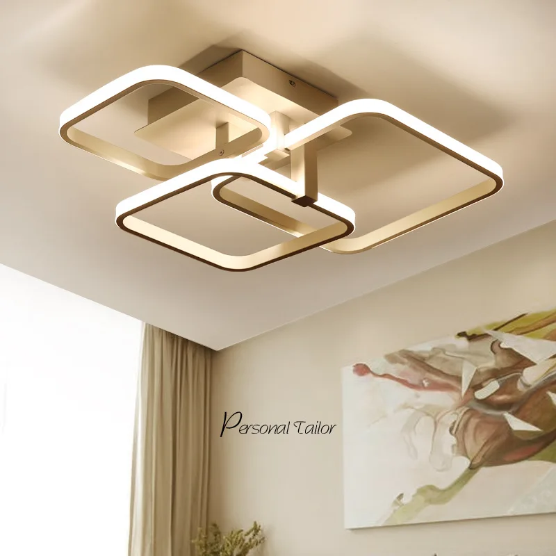 Потолочная люстра светодиодная квадратная для гостиной спальни|chandelier lighting|lamp