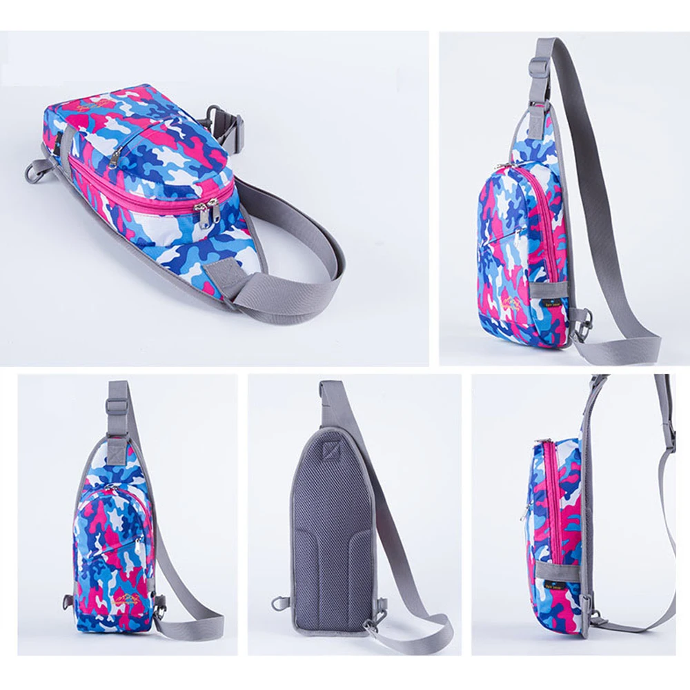 Спортивная сумка через плечо водонепроницаемый нейлоновый нагрудный рюкзак для