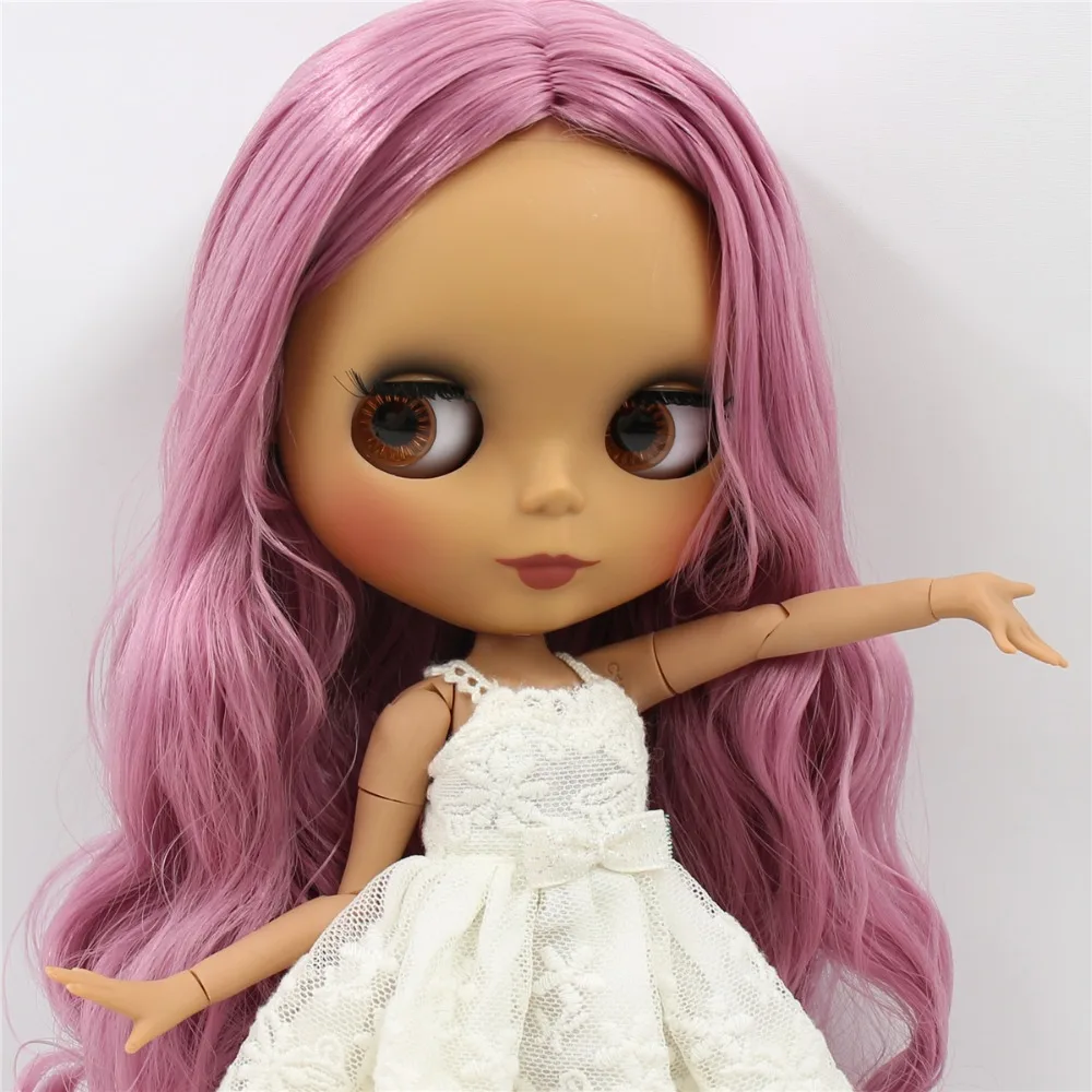 Ледяная кукла DBS Blyth 1/6 bjd игрушка для суставов тела темная кожа матовое лицо