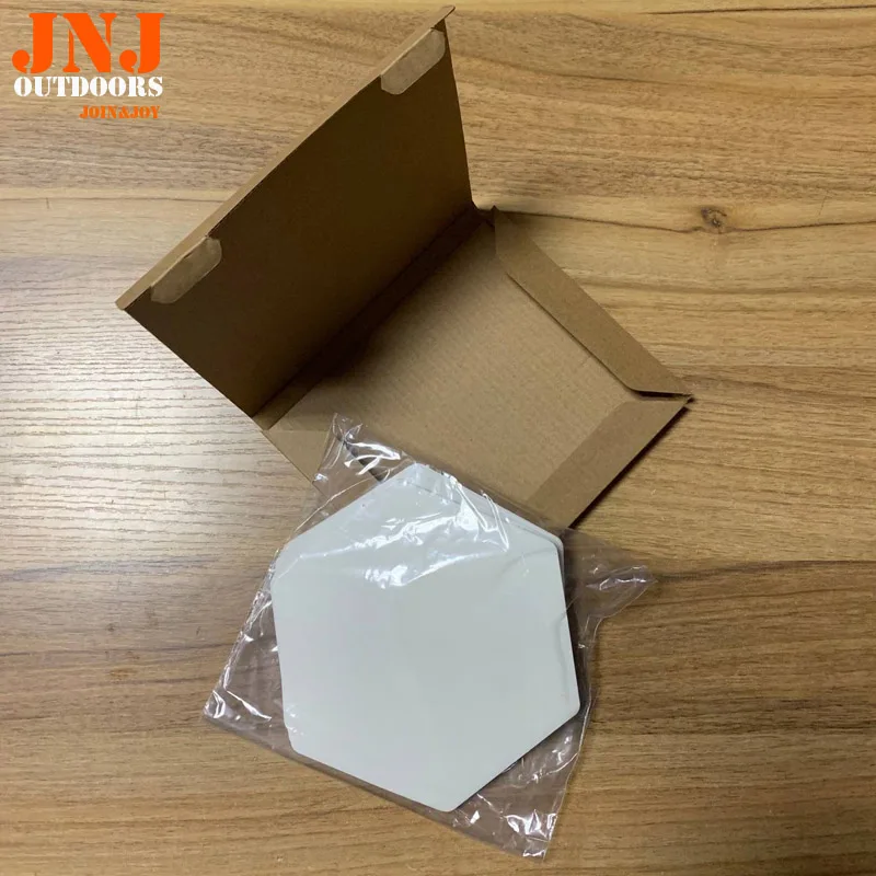 

Waxless Hexagon Style Surfboard Transparent Deck Traction Pad 20pcs a Box
