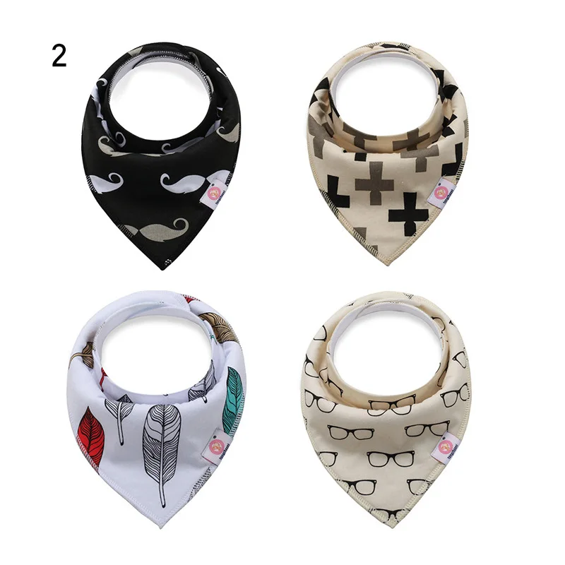 Новые стили 4 шт. тканевый слюнявчик Детский Нагрудник полотенце со стрелками с