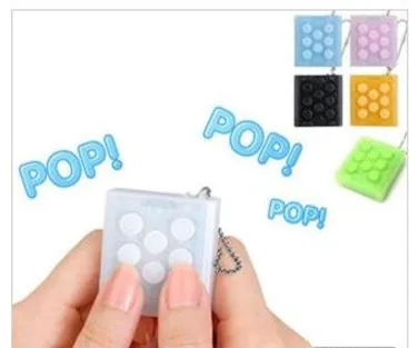 DHL Бесплатно ship.30pcs/lot. Electronic Bubble Wrap Брелок. Будущее OCD.1.75 &quotx 1.5&quot x 0.5 &quotpop. wireless squeeze.
