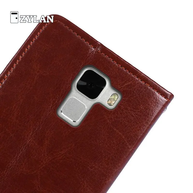 ZYLAN для Huawei Honor 7 роскошный кожаный чехол с откидной крышкой флип-чехол подставкой