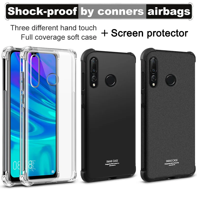 Силиконовый чехол Imak с подушками безопасности для huawei Honor 10i 10 20 pro Противоударная