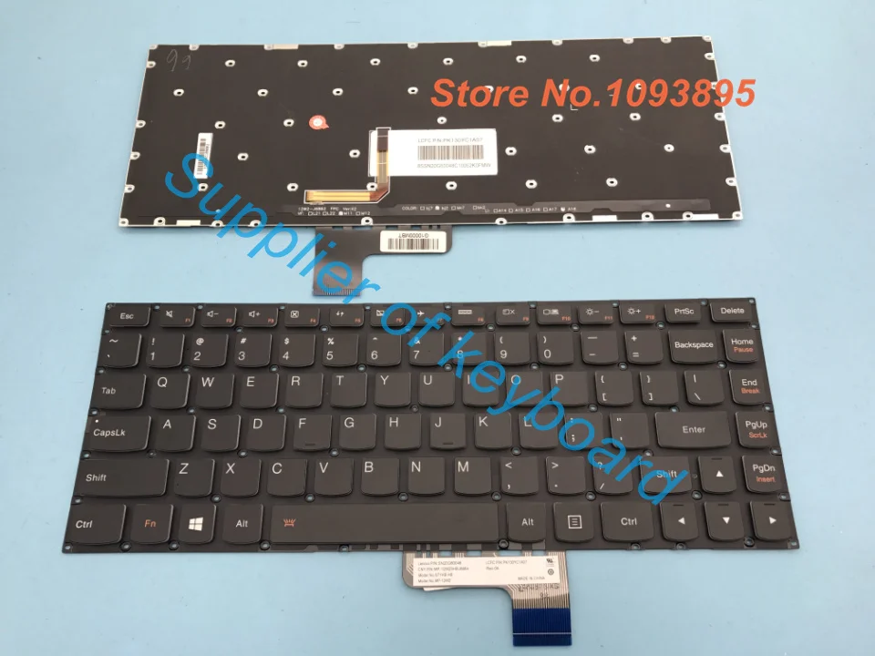 Фото Новая английская клавиатура для Lenovo Ideapad yoga 2 13 14 Yoga2 U31 Клавиатура ноутбука на