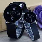 Мужские и женские кварцевые часы Jw, с кожаным ремешком, с геометрическим узором, спортивные часы, часы с украшениями для влюбленных