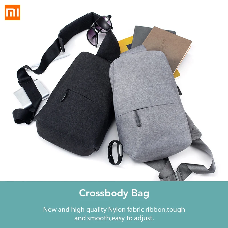 Оригинальный Рюкзак-Слинг Xiaomi Sling Bag Leisure Chest Pack Маленький размер Плечевой тип Унисекс Рюкзак Кроссбоди 4л Полиэстер.