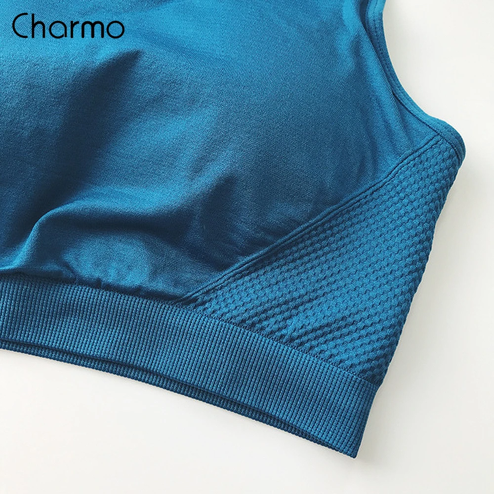 Женский спортивный бюстгальтер Charmo среднего размера для фитнеса йоги бега и