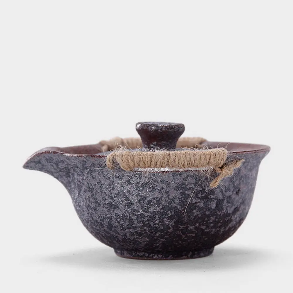 Деревянная пеньковая веревка керамический гайвань & чайная чашка Gongfu Tea удобный