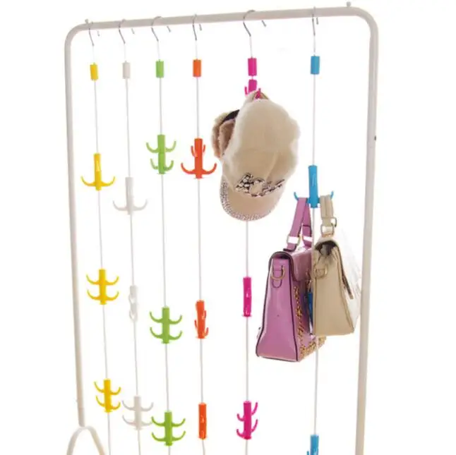 Регулируемый универсальный шкаф для одежды вешалка сумок бесшовный крючок чехол