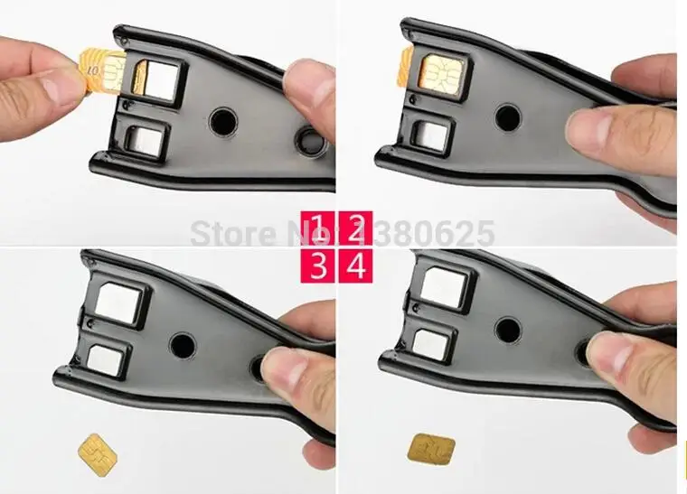 70024 Hot sales 5 in 1 Universal Double Cutting Sim Card Micro &amp Nano Dual Cutter for iPhone 4 4S 5s 5c | Мобильные телефоны и