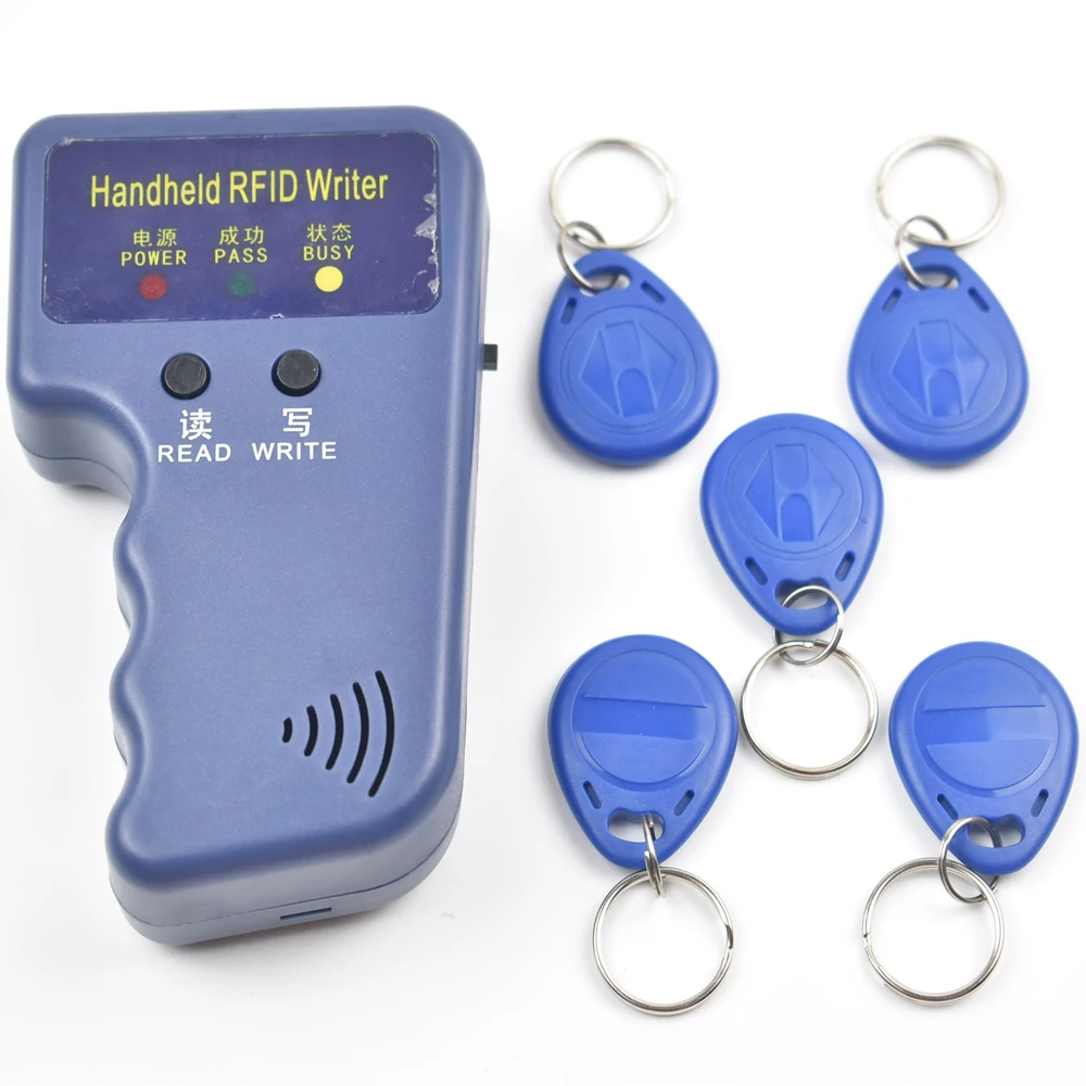 Ручной 125 кГц RFID Дубликатор Копир Писатель программист считыватель EM4305 T5577 перезаписываемый ID Брелоки метки карты