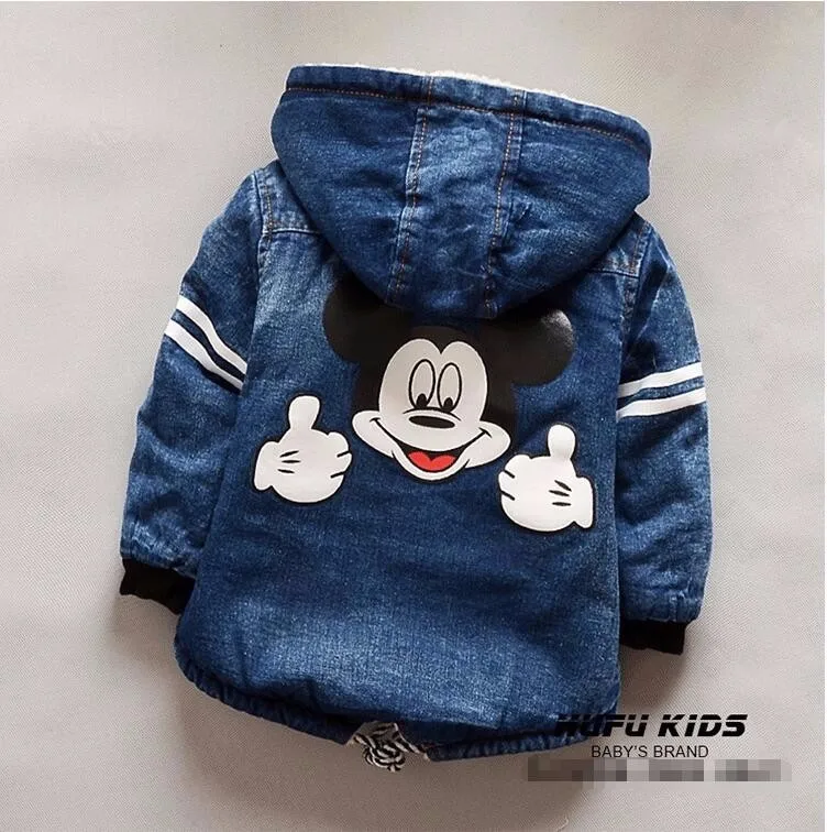 ExactlyFZ/детская одежда Джинсовое пальто для девочек Куртки Осенне Весенняя верхняя