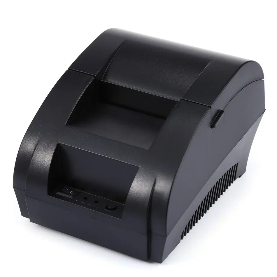 Новый ZJ5890K мини 58 мм USB порт черно белый принтер POS чековый термальный встроенный