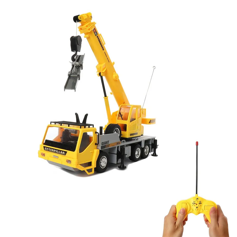 Aiboduo игрушки 3822 2 4 г 1/24 пластик Rc экскаватор конструирование грузовика