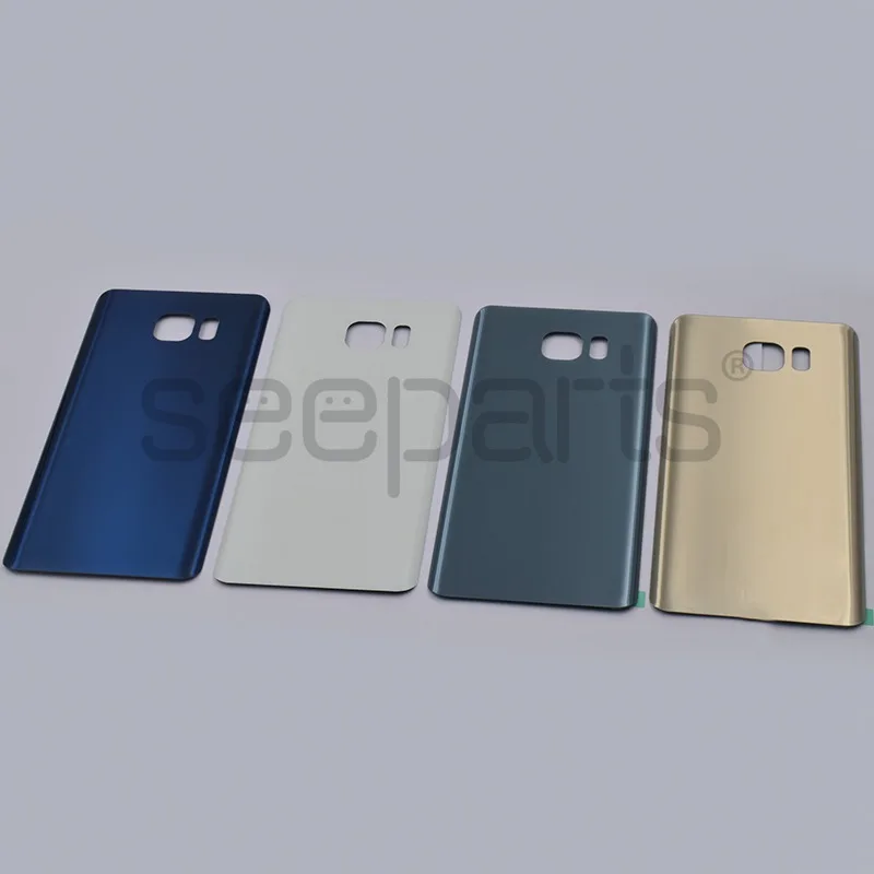 Стеклянный чехол для SAMSUNG Galaxy Note 5 задняя крышка аккумулятора N920 7 дюйма батареи