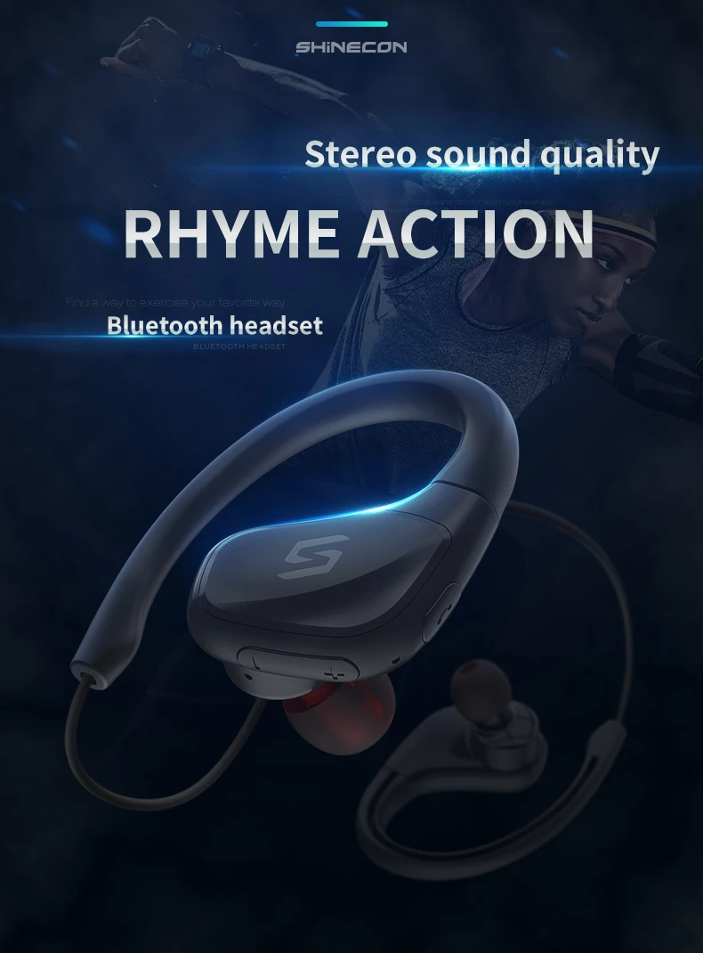 Bluetooth беспроводной наушник Advance CSR чипы ушной крючок Спортивная гарнитура