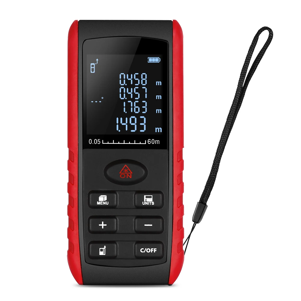 60 м Мини Ручной лазерный дальномер IP54 дальномер|handheld laser distance meter|laser meterdistance meter |