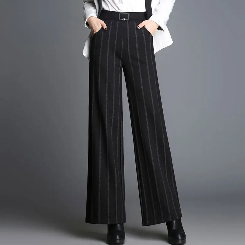 

Autumn and winter new Korean version of wide leg pants loose trousers pants wild thin dress pants