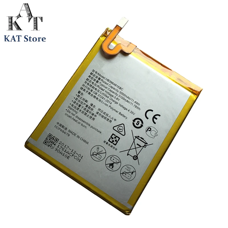 Аккумулятор HB396481EBC 3100 мАч для телефона Huawei Honor 5X G7 Plus G8 G8X GR5 сменный аккумулятор