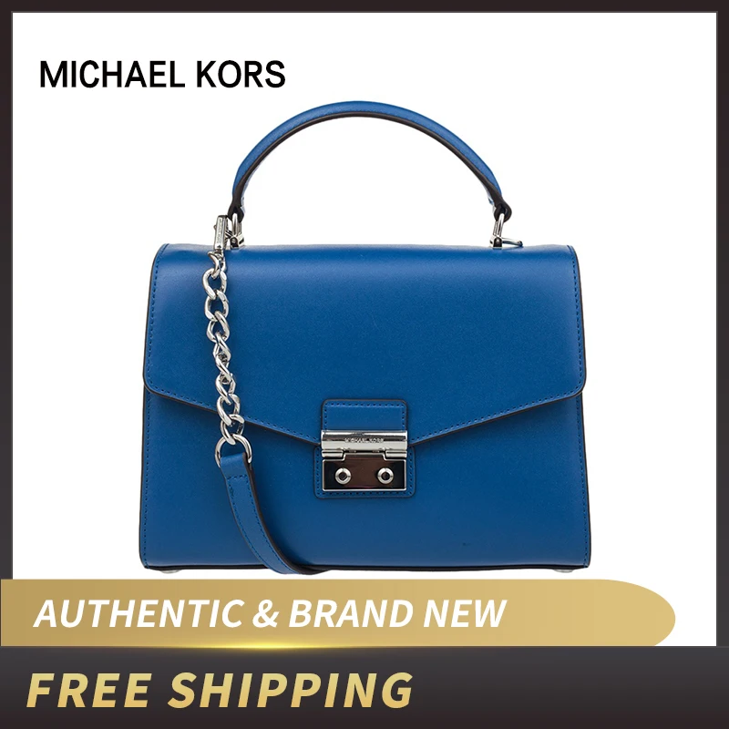 Женская сумочка со слоганом от Michael Kors кожаная сумка средней длины 30H7SSLS2L | Багаж и