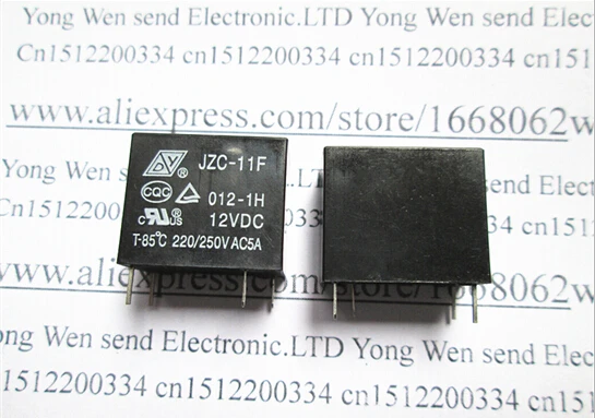 Горячая новинка JZC-11F 012-1H JZC-11F-012-1H 12VDC 12В дунья DIP4 реле | Обустройство дома